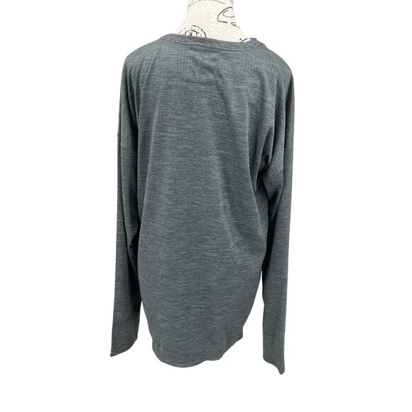 Men’s Nike Yoga Dri-Fit Crew Longsleeve Shirt in Gray, size M, NWT - Picture 7 of 11